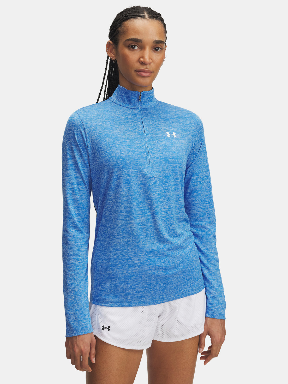 Under Armour Nõi Tech 1/2 Zip- Twist-BLU Hosszú ujjú póló