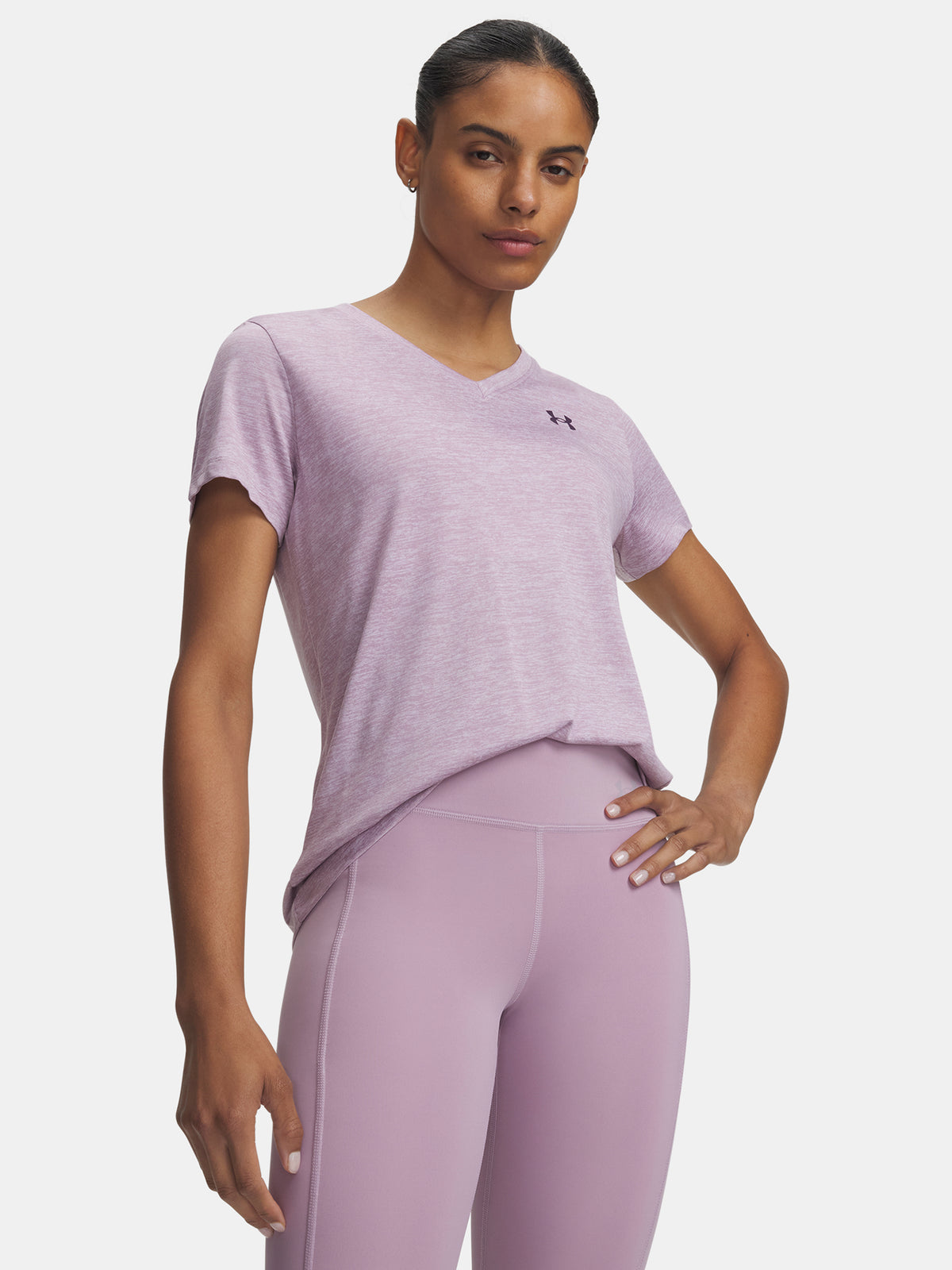 Under Armour Nõi Tech SSV- Twist póló, rózsaszín