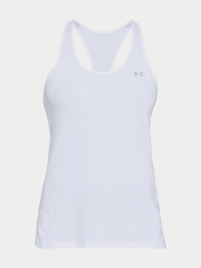 Under Armour Nõi trikó Hg Racer Tank atléta, fehér