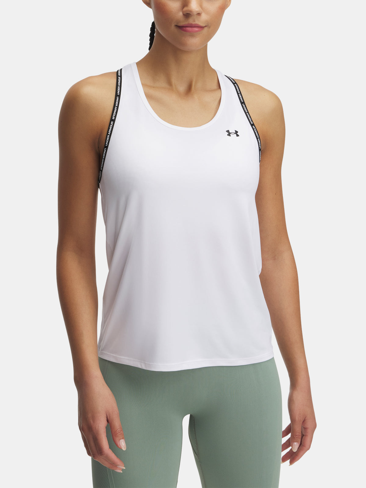 Under Armour Nõi trikó Tech Knockout Tank fehér atléta