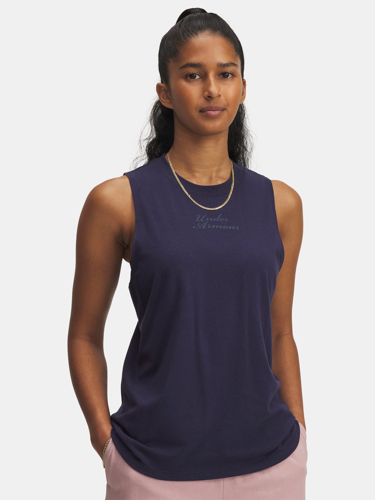 Under Armour Nõi trikó UA Varsity Tank-BLU Atléta