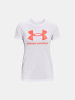 Under Armour Nõi UA SPORTSTYLE LOGO SS póló, fehér