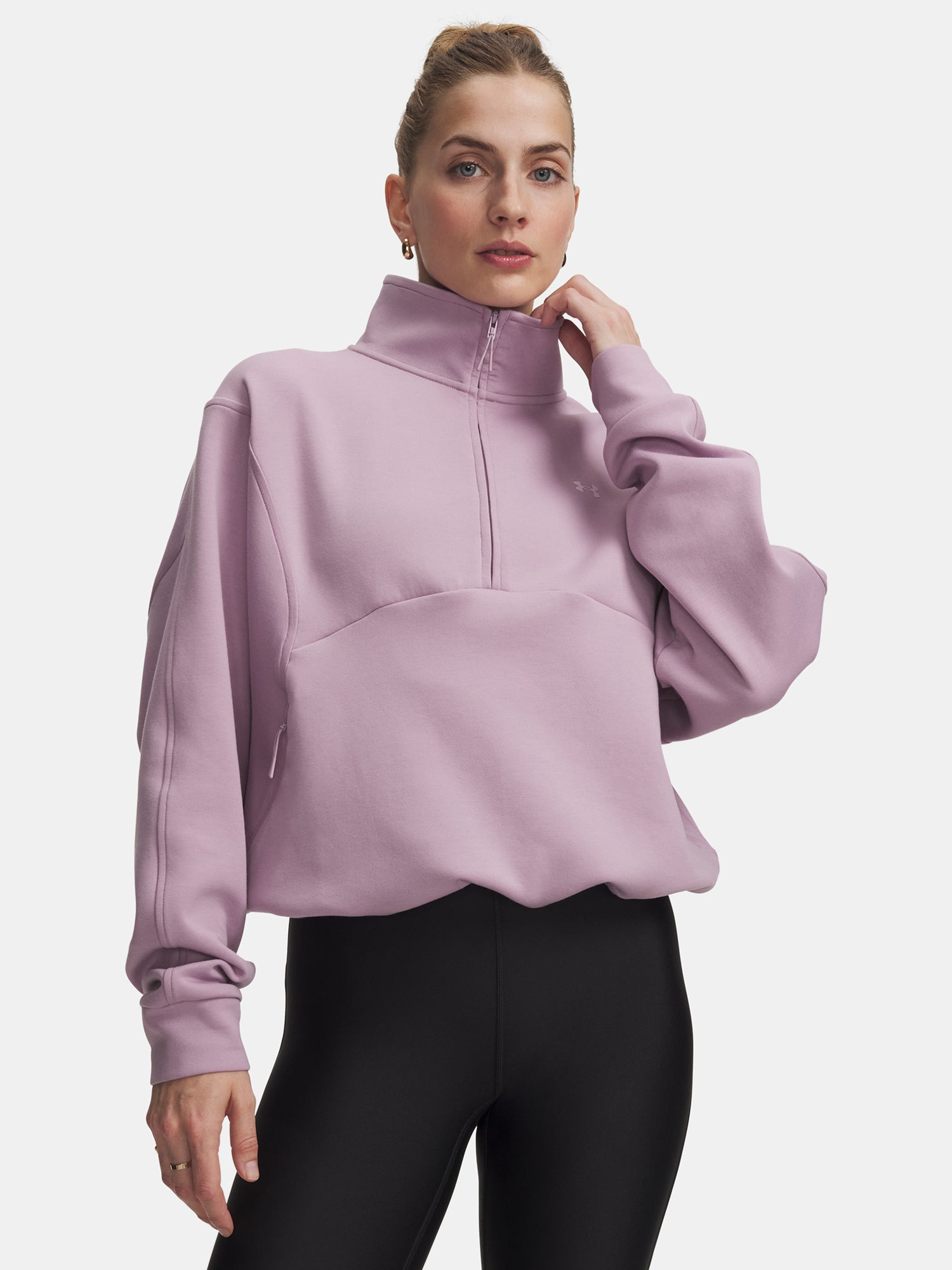 Under Armour Nõi Unstoppable Fleece HZ rózsaszín pulóver