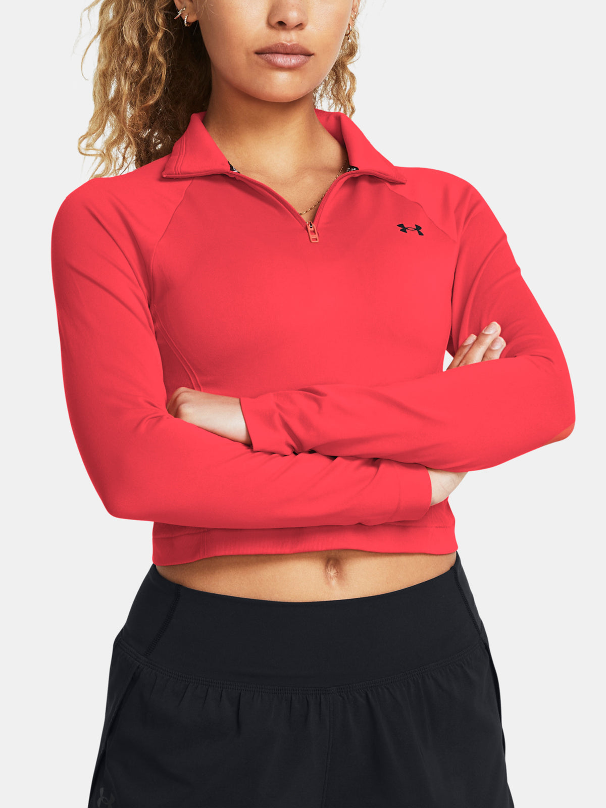 Under Armour Nõi Vanish Seamless 1/4 Zip Crop Hosszú ujjú póló