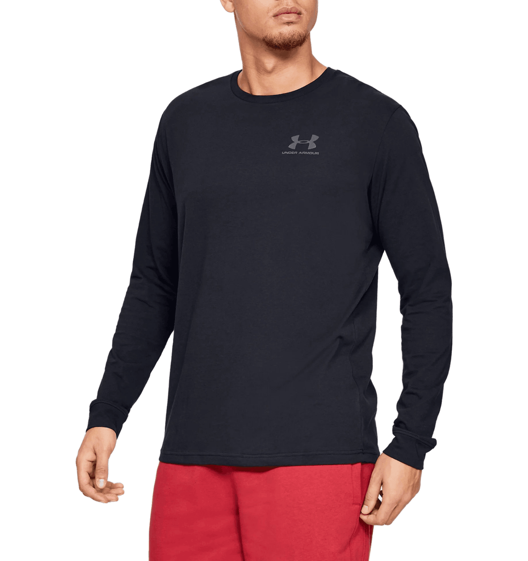 Under Armour Sportstyle Left Chest LS póló, fekete Fitnesz Felső - Sportmania.hu