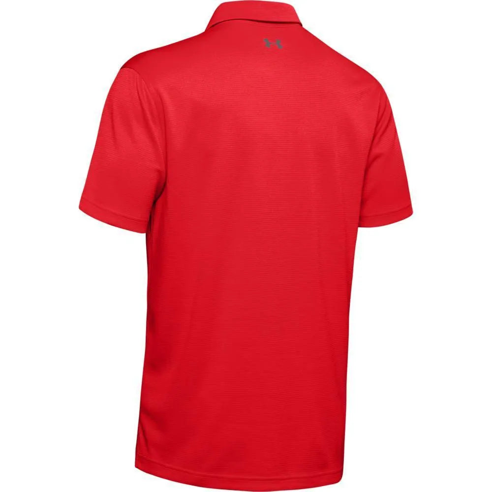 Under Armour Tech Piros Galléros férfi póló