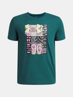 Under Armour UA B LOGO WM COLLAGE SS fiú póló