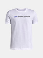 Under Armour UA B LOGO WORDMARK SS fehér fiú póló