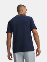 Under Armour UA CENTER BOXED LOGO SS kék férfi póló