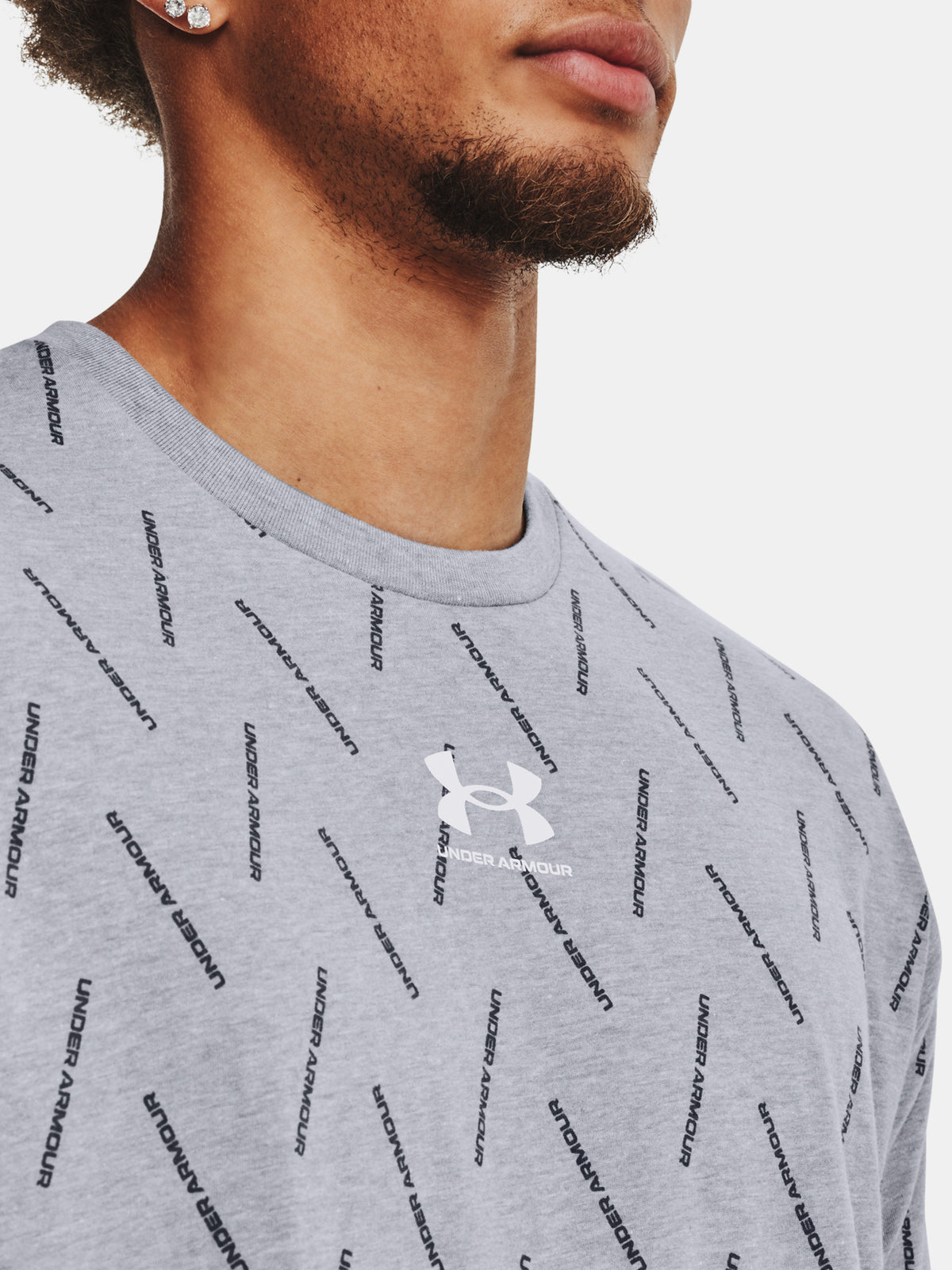 Under Armour UA ELEVATED CORE AOP NEW férfi póló