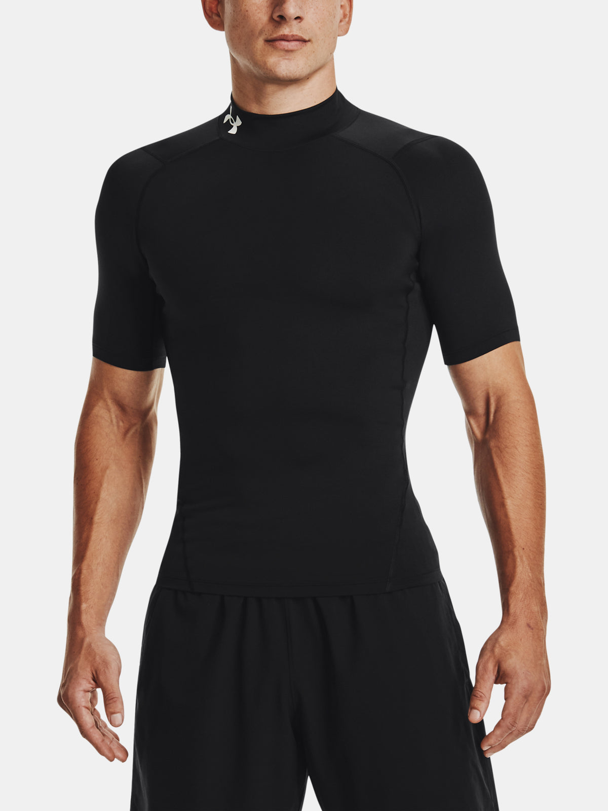 Under Armour UA HG Armour Comp Mock SS férfi póló