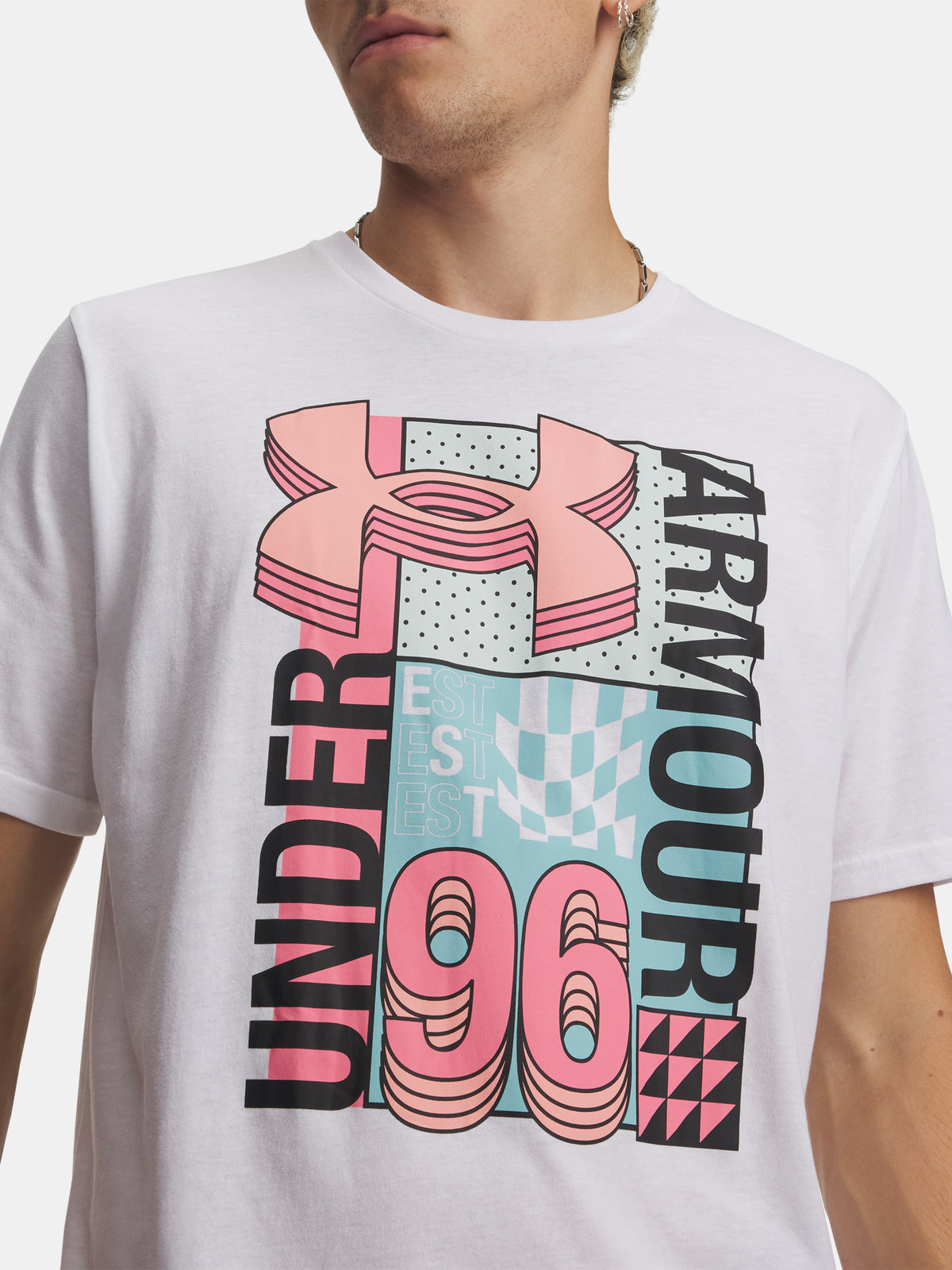 Under Armour UA LOGO COLLAGE SS férfi póló