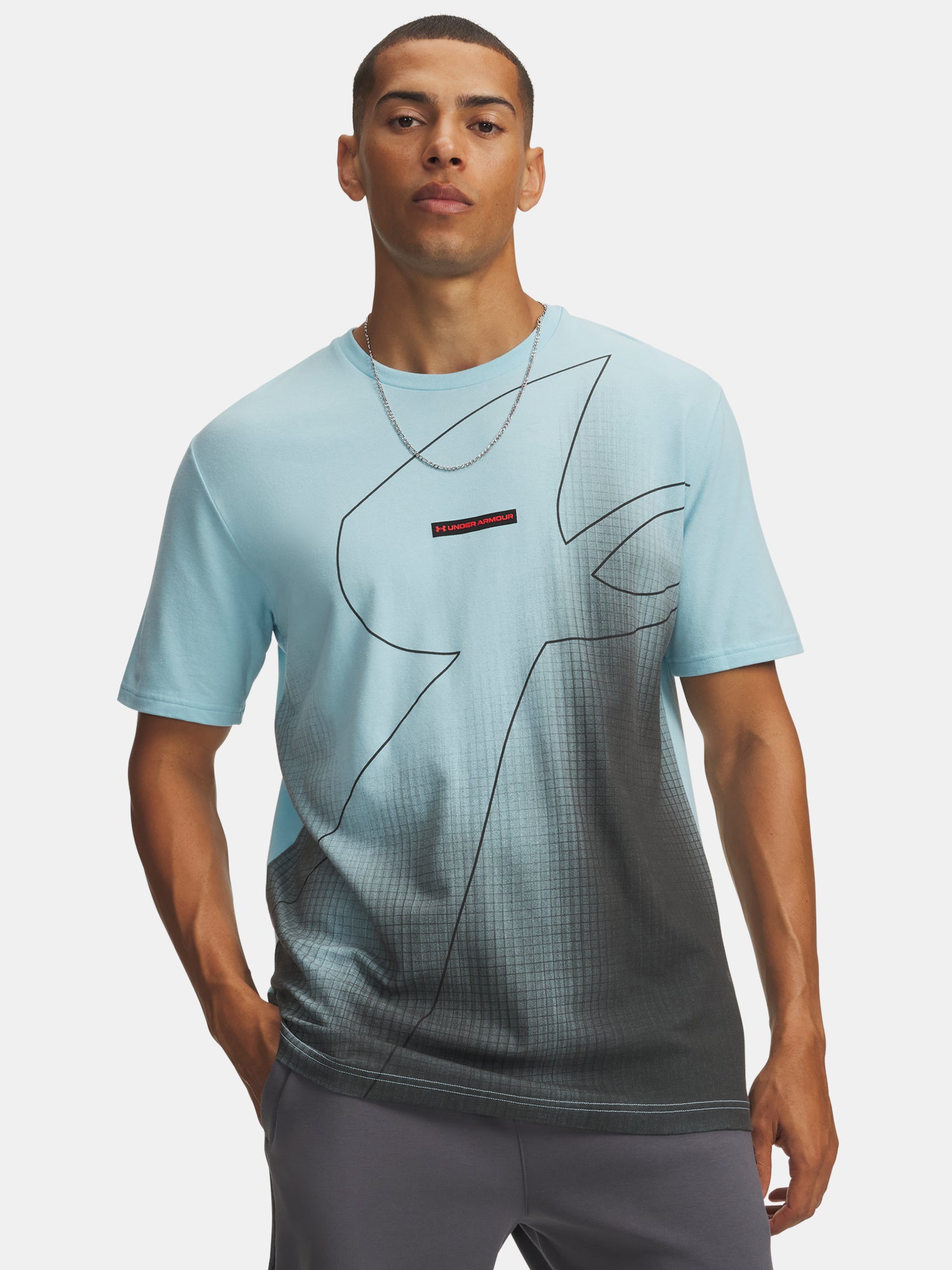Under Armour UA M 60/40S BLEND LOGO SS férfi póló 6013612-293