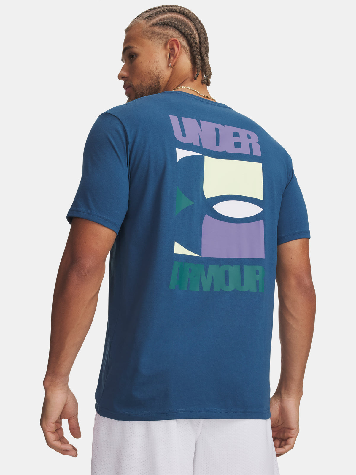 Under Armour UA M BLOCK LOGO SS férfi póló