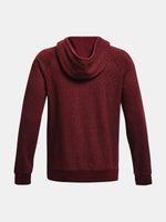 Under Armour UA Rival Fleece 1/2 Zip HD bordó férfi pulóver