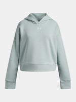 Under Armour UA Rival Fleece Hoodie-BLU kék lány pulóver