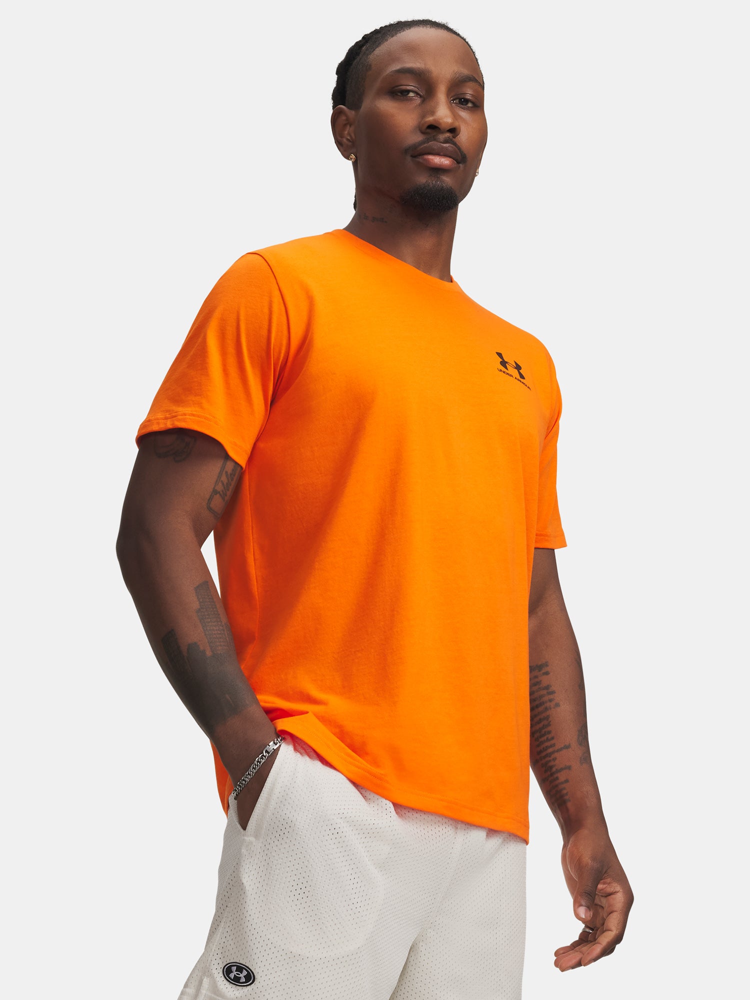 Under Armour UA SPORTSTYLE LC SS narancssárga férfi póló