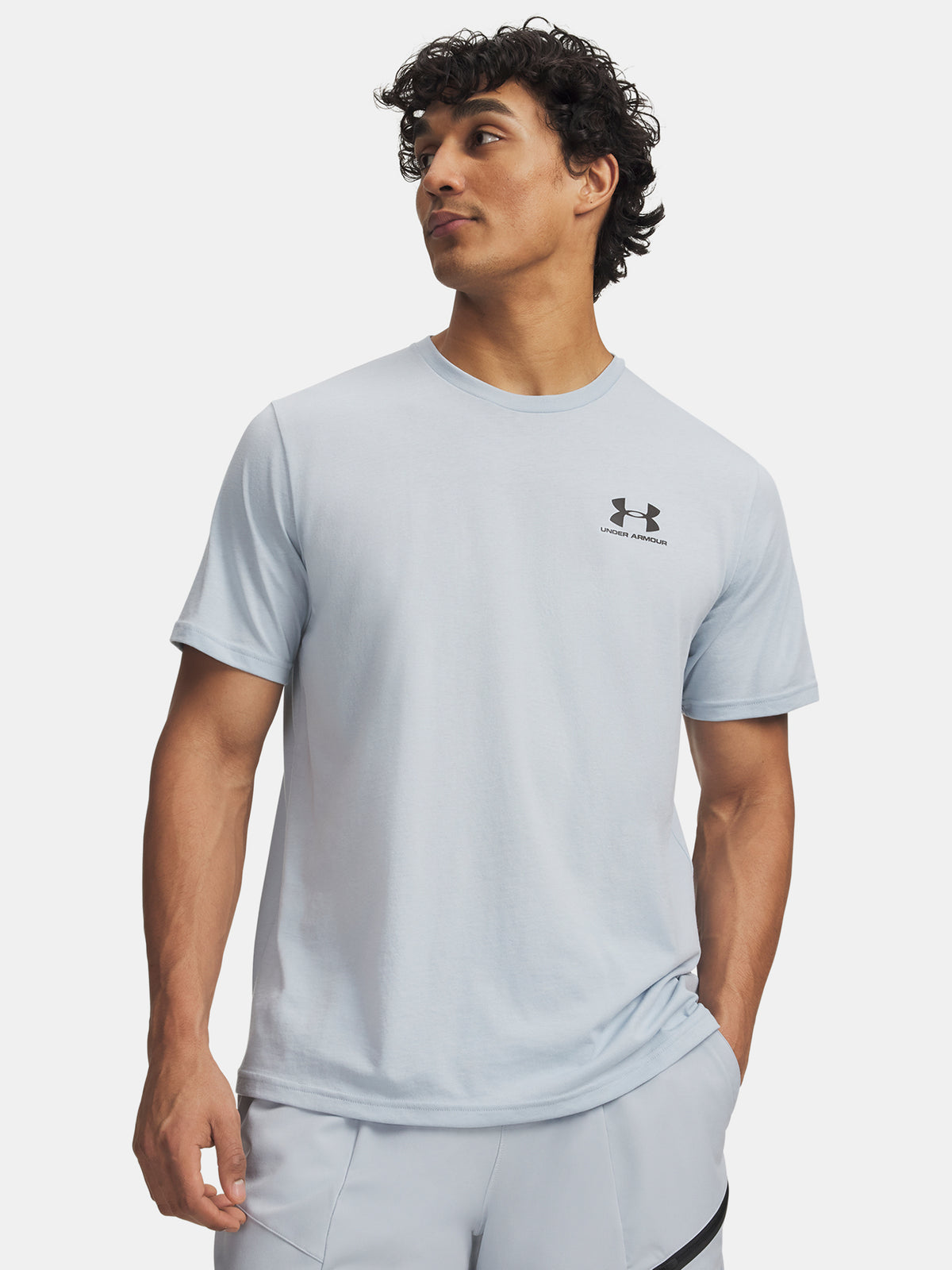 Under Armour UA SPORTSTYLE LC SS szürke férfi póló