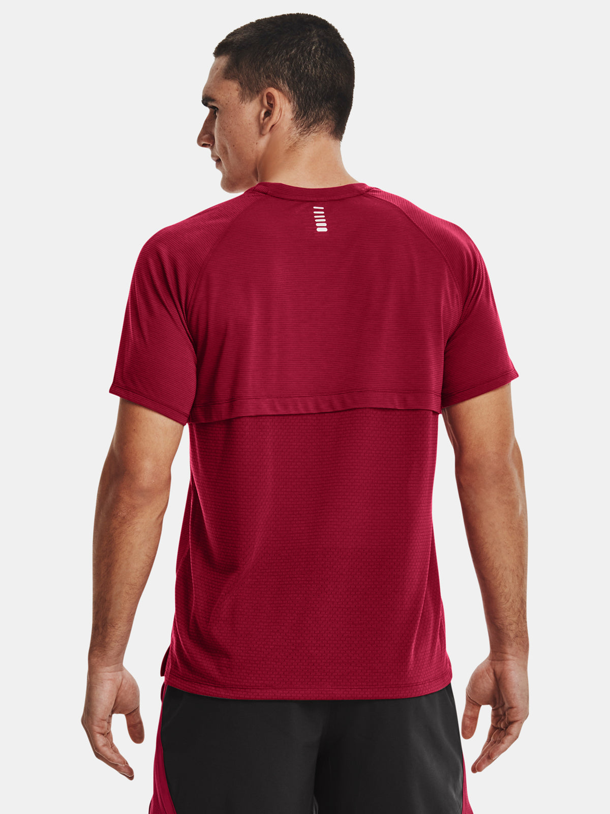 Under Armour UA STREAKER TEE férfi póló, bordó