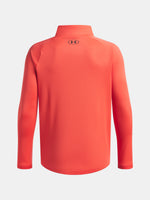 Under Armour UA Tech 2.0 1/2 Zip- piros zip fiú pulóver