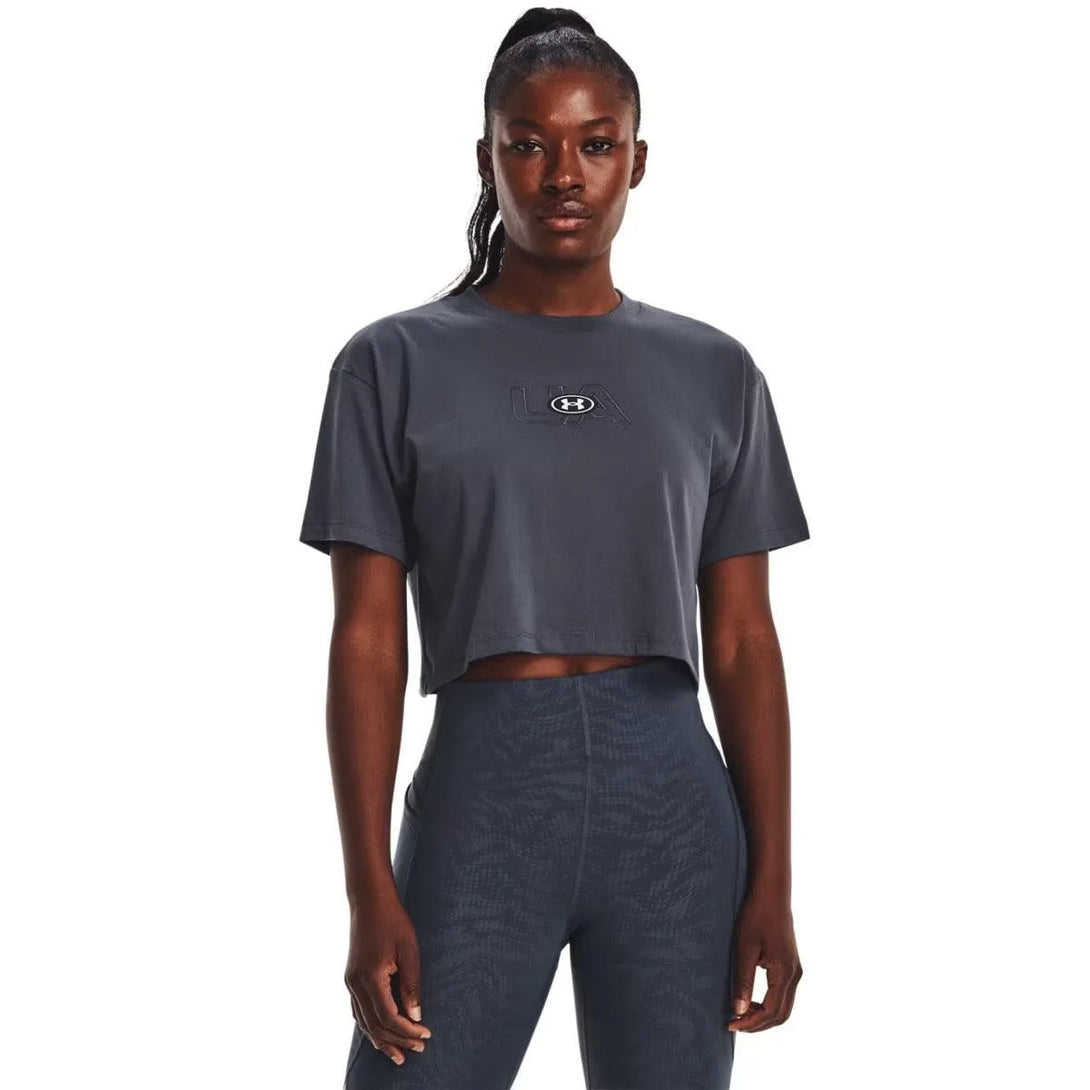 Under Armour UA W BRANDED LOGO CROP SS Póló - Sportmania.hu