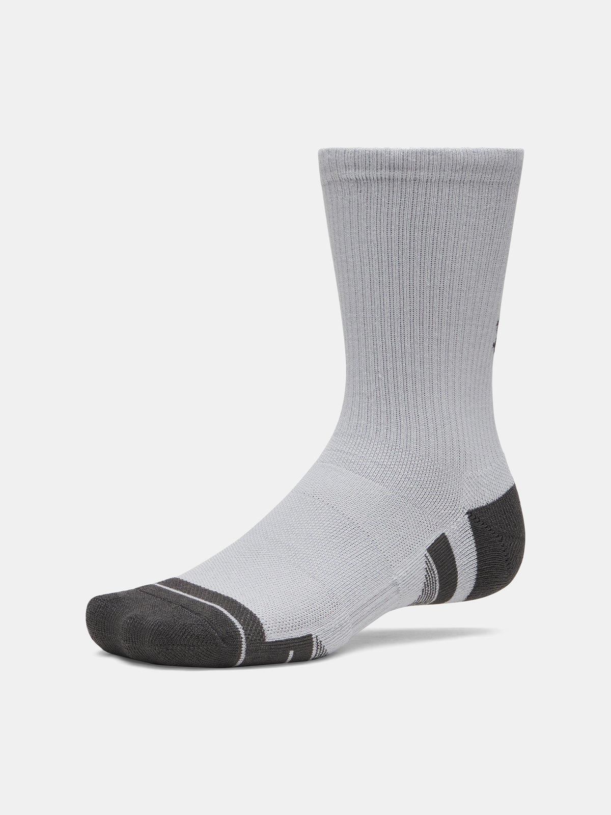 Under Armour Unisex New UA Perf Tech 3pk Crew szürke zokni