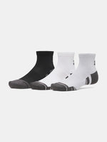 Under Armour Unisex New UA Perf Tech 3pk Qtr szürke zokni