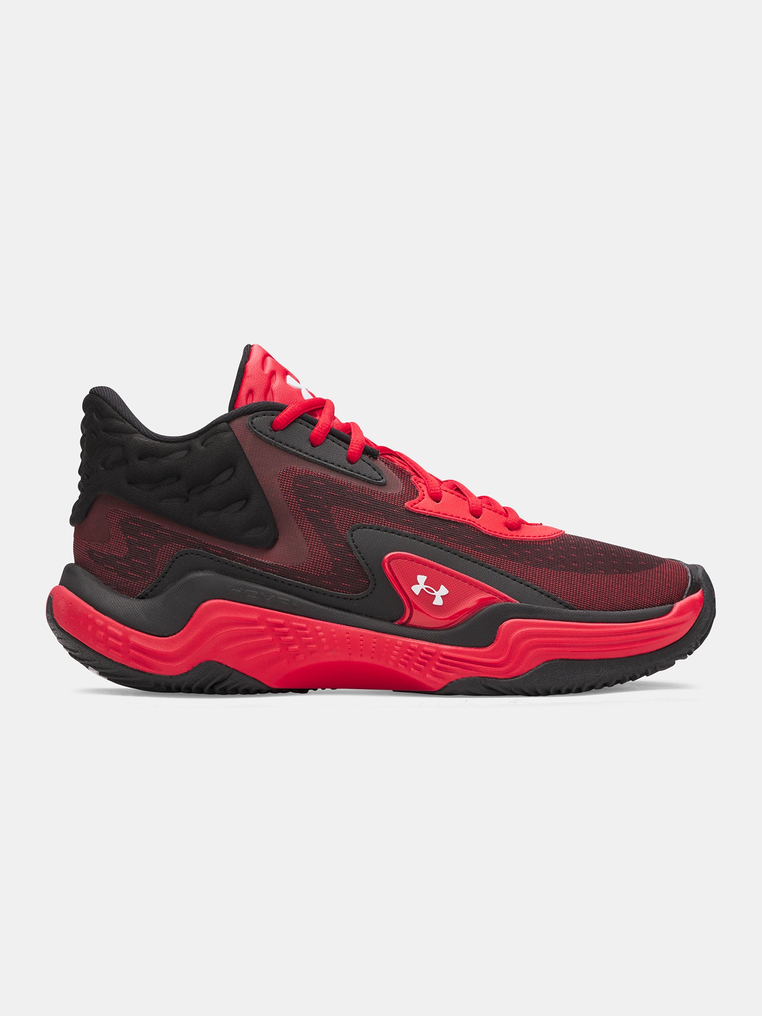Under Armour Unisex UA Spawn 7 Mid- cipő, piros