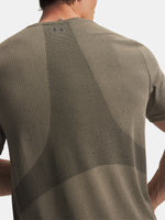 Under Armour Vanish Seamless SS barna férfi póló