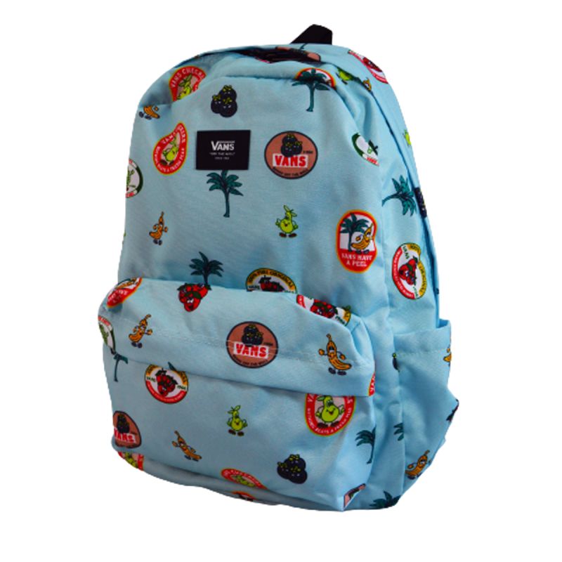 Vans Old Skool IIII Backpack 22L Blue Glow - uniwersalny hátizsák VN0A5KHQG5O1