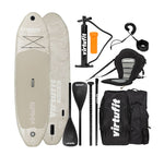 Virtufit Sup Board Cruiser 305 - Sand Beige - With Kayak Seat, Accessories And Stretcher Bag SUP VF06098