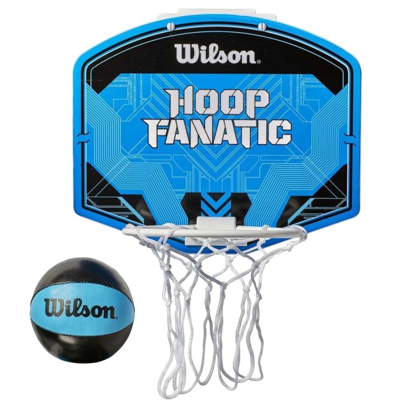 Wilson Hoop Fanatic Mini Hoop Basketball Backboard kék kosárlabda WTBA00436