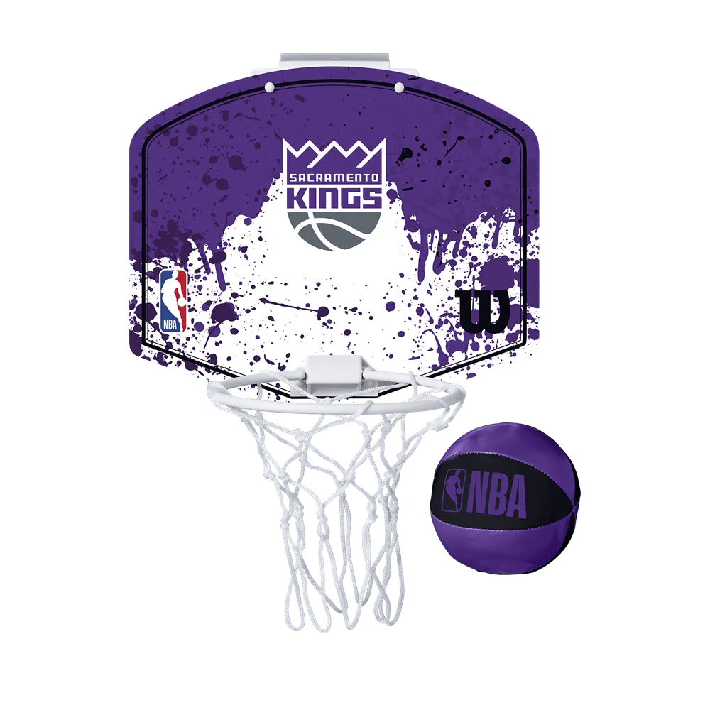 Wilson NBA Sacramento Kings Team Mini Hoop mini kosárlabda palánk labdával