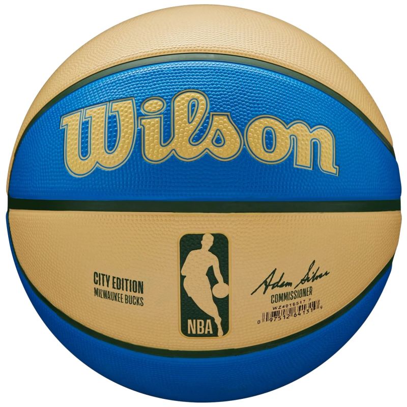 Wilson Nba Team City Edition Milwaukee Bucks Ball Basketball Labda WZ4016517ID