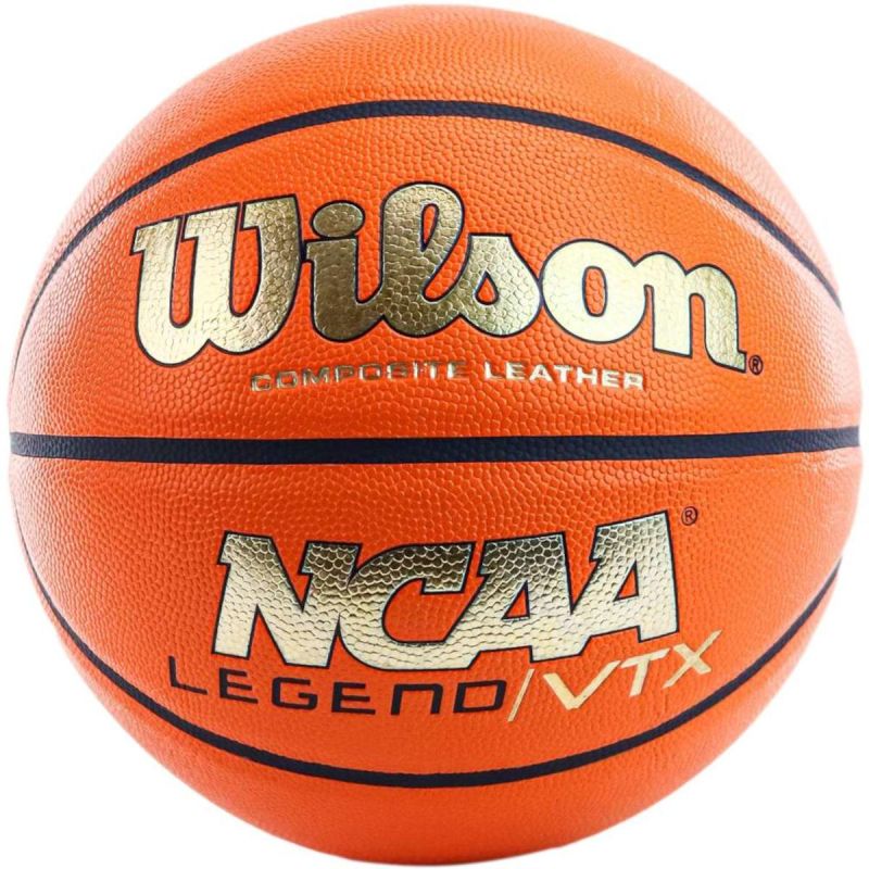 Wilson NCAA Legend VTX BSKT Orange/Gold Size 7 Basketball narancssárga kosárlabda GSP-601498