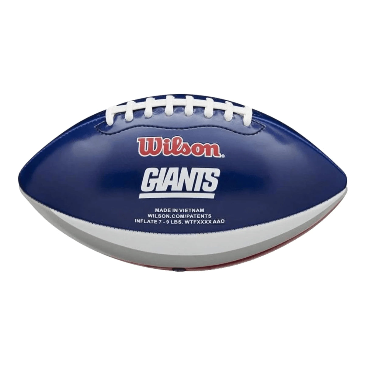 Wilson New York Giants Team Peewee amerikai focilabda, junior méret, gyerek