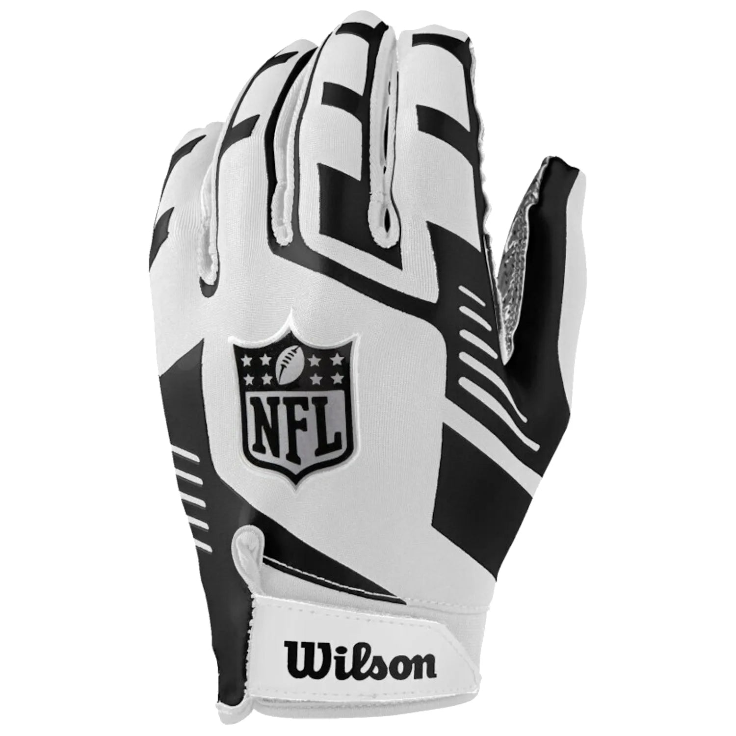 Wilson Stretch Fit elkapó kesztyű, gyerek méret, fehér-fekete