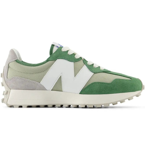 Women's/men's Sneakers New Balance 327 Sports Shoes Suede Green (u327ce)