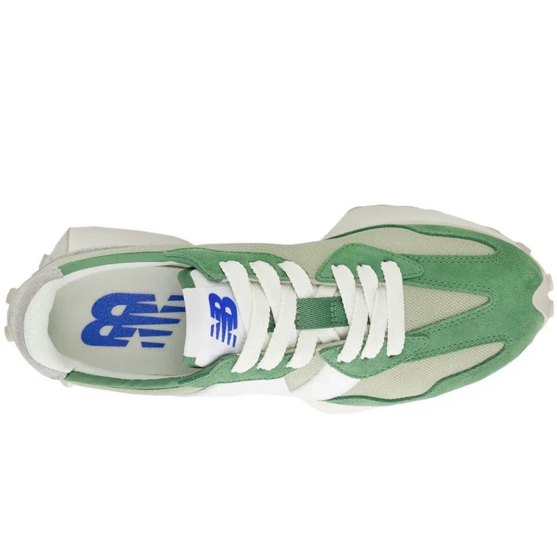 Women's/men's Sneakers New Balance 327 Sports Shoes Suede Green (u327ce)