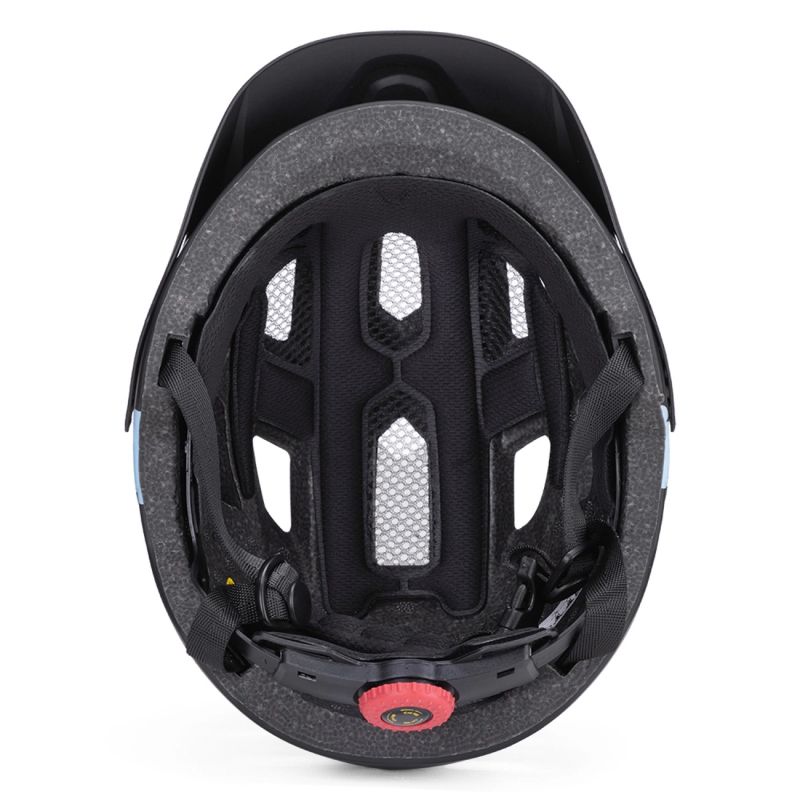 Wozinsky MTB Children's Bike Helmet with Removable Visor S - Black 52-56 cm \ czarny védőfelszerelés HT-45R-199828