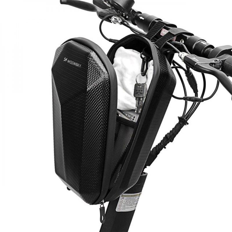Wozinsky Waterproof Scooter Handlebar Bag, Scooter Bag, 4 L, ( ) fekete táska WSB2BK