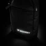 Wozinsky WMS-W1 Unisex Mini Shoulder Bag Waterproof Dual-Compartment for Phone - Black fekete kiegészítő 304004-201372
