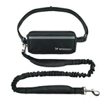 Wozinsky WPST-01 Hip Belt with Pouch and Elastic Leash for Running with a Dog - Black fekete kiegészítő 304004-201073