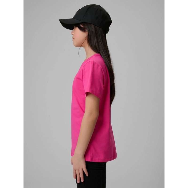 4F Regular plain girls' T-shirt shirts