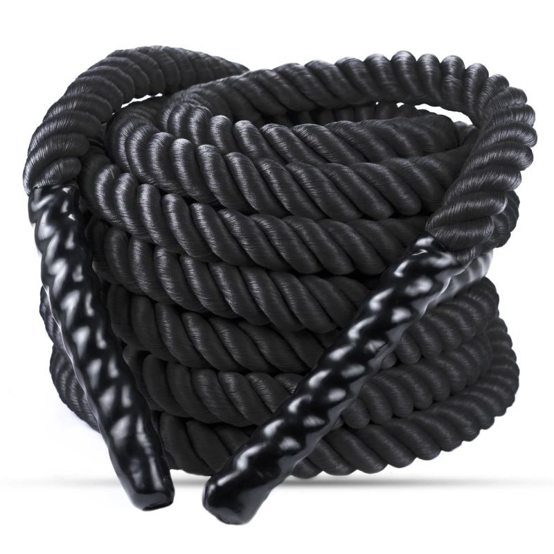 DBX Bushido Battle Rope for Cross Training 35mm 9M fekete ropes, training equipment
