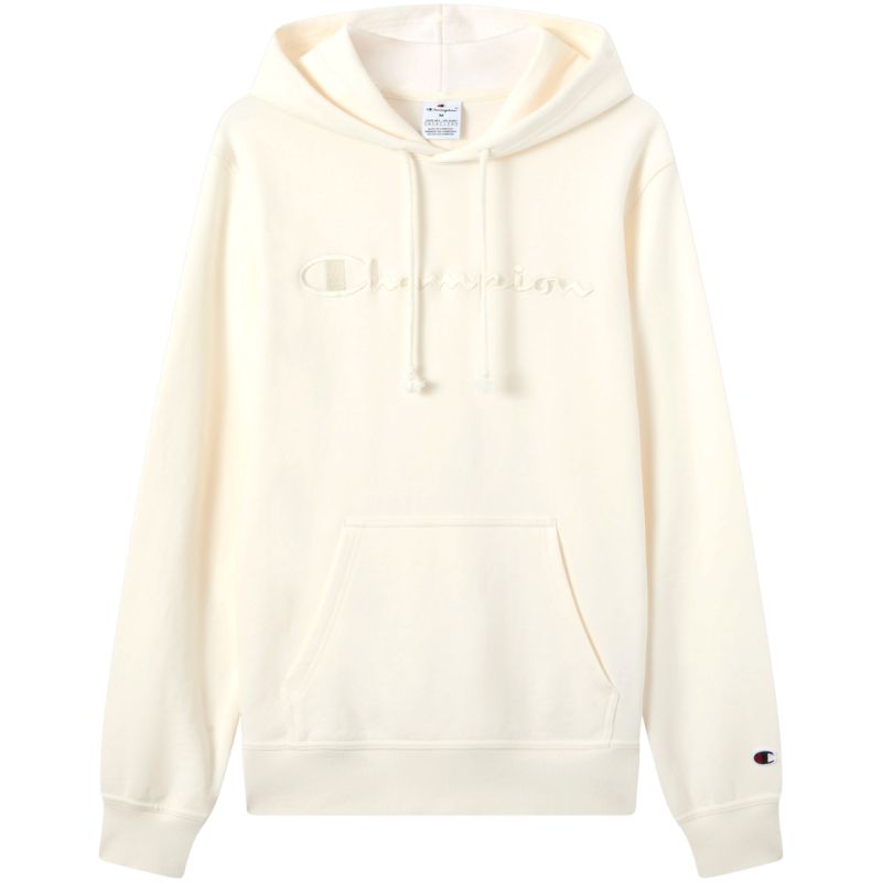 Champion Hooded Sweatshirt Cream 220782 YS084 bézs kapucnis pulóver
