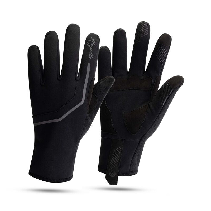 Rogelli APEX women's winter gloves black fekete kesztyű