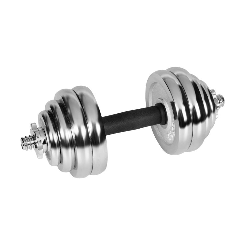 Rebel Active Adjustable Chrome Dumbbells In Case With Bar, Set 30 Kg edzőfelszerelés RBA-2326-30
