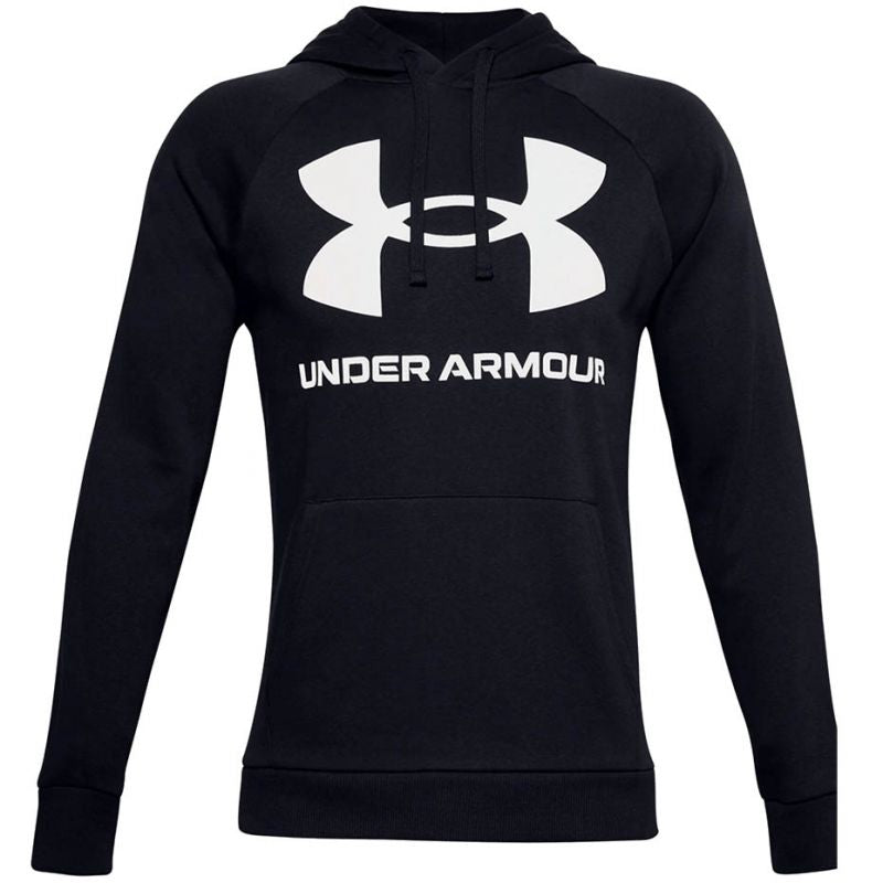 Under Armour Under Armor Rival Fleece Big Logo HD 1357093 001 sweatshirt fekete pulóver