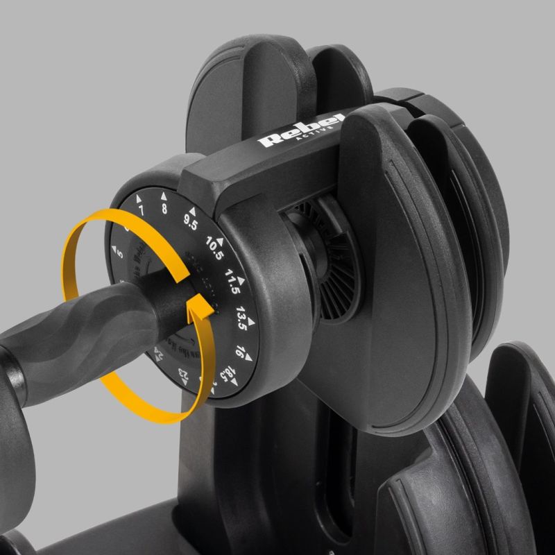 Rebel Cast iron adjustable dumbbell 24 kg ACTIVE edzőeszköz RBA-2303